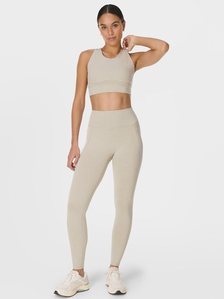 Sweaty Betty Brown Ultimate Move Marl Sports Bra - Image 1 of 7