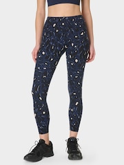 Sweaty Betty Light Blue Power 7/8 Workout Leggings - Image 1 of 8