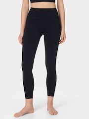 Sweaty Betty Black Ultimate Studio 7/8 Ribbed Leggings - Image 1 of 7