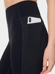 Sweaty Betty Black Ultimate Studio 7/8 Ribbed Leggings - Image 3 of 7