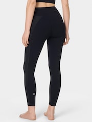 Sweaty Betty Black Ultimate Studio 7/8 Ribbed Leggings - Image 5 of 7