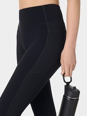 Sweaty Betty Black Ultimate Studio 7/8 Ribbed Leggings - Image 6 of 7