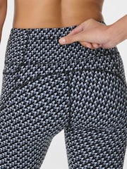 Sweaty Betty Dark Blue Power 7/8 Workout Leggings - Image 3 of 10