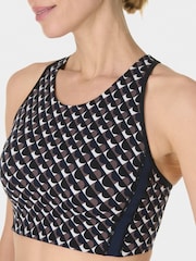 Sweaty Betty Black Power Side Stripe Sports Bra - Image 4 of 7