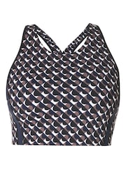 Sweaty Betty Black Power Side Stripe Sports Bra - Image 7 of 7