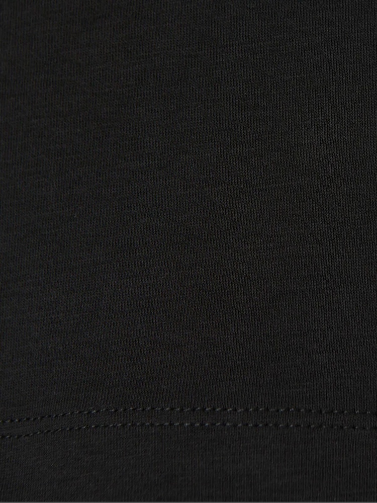 Sweaty Betty Black Elevated Cotton Longline T-Shirt - Image 7 of 7 Sweaty Betty Black Elevated Cotton Longline T-Shirt - Image 7 of 7