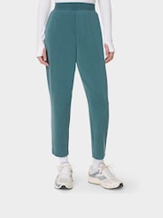 Sweaty Betty Green Sand Wash Rib Mix Tapered Joggers - Image 1 of 6