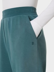 Sweaty Betty Green Sand Wash Rib Mix Tapered Joggers - Image 3 of 6