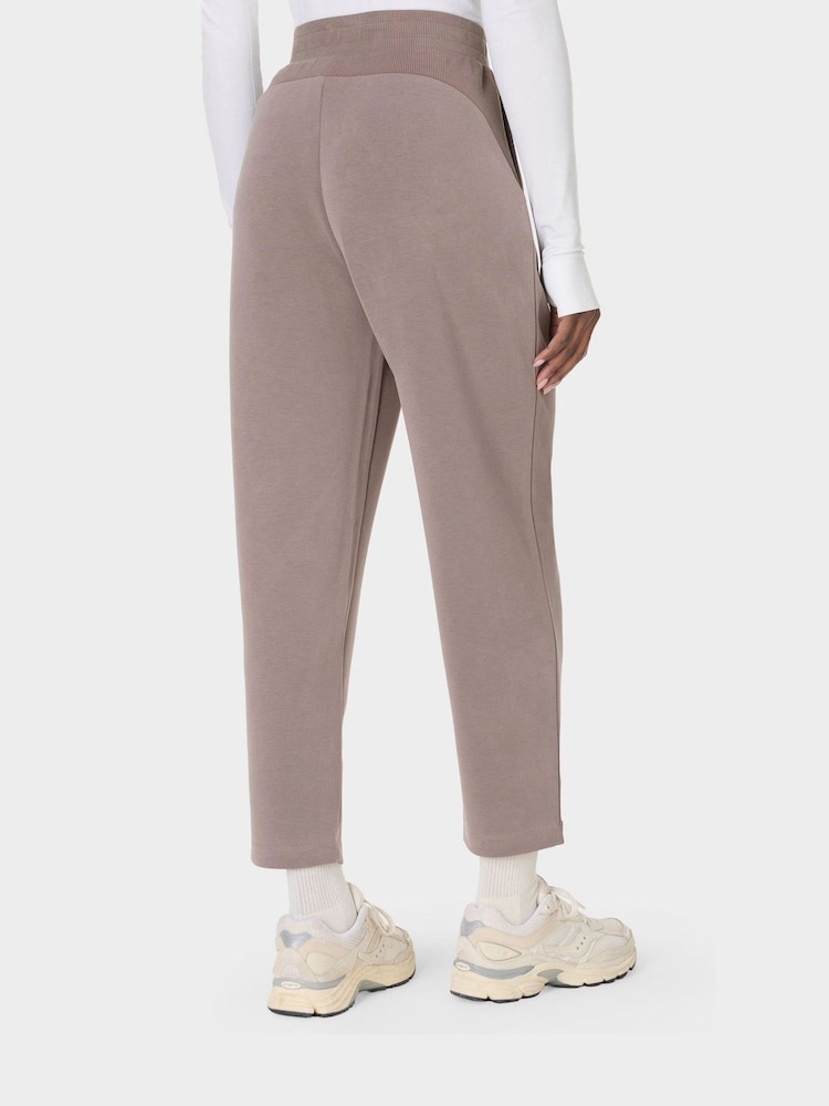 Sweaty Betty Brown Wash Rib Mix Tapered Joggers - Image 2 of 6 Sweaty Betty Brown Wash Rib Mix Tapered Joggers - Image 2 of 6