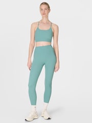 Sweaty Betty Green Ultimate Studio Ribbed Leggings - Image 5 of 7