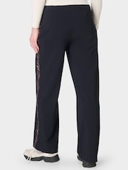 Sweaty Betty Black Explorer Side Stripe Wide Leg Trousers - Image 2 of 7