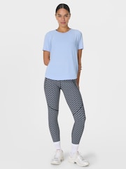 Sweaty Betty Blue Breathe Easy Mesh T-Shirt - Image 4 of 7
