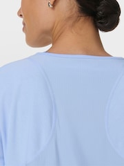 Sweaty Betty Blue Breathe Easy Mesh T-Shirt - Image 6 of 7