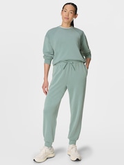 Sweaty Betty Green Sand Wash Rib Mix Sweatshirt - Image 4 of 7