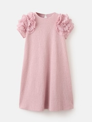 Mango Pink Sleeve Detail Dress - Image 2 of 4