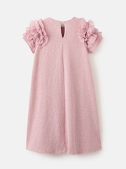 Mango Pink Sleeve Detail Dress - Image 3 of 4