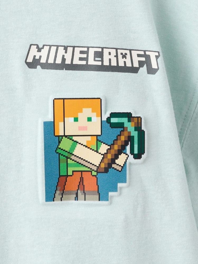 Mango Green Minecraft Short Sleeve T-Shirt - Image 3 of 3
