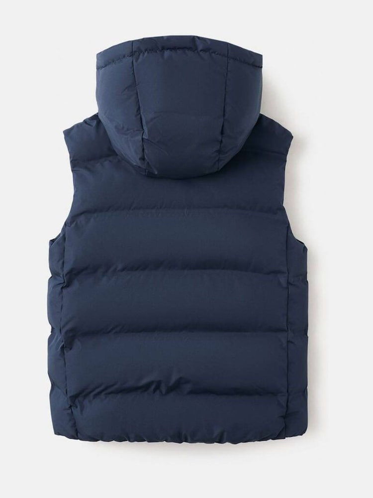 Mango Blue Quilted Gilet - Image 2 of 3