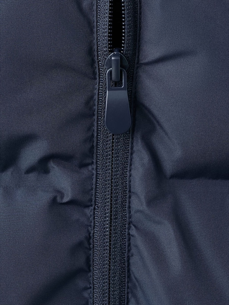 Mango Blue Quilted Gilet - Image 3 of 3