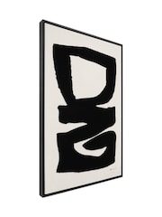 The Art Group Cream Abstract 1 Framed Canvas - Image 3 of 4