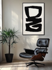 The Art Group Cream Abstract 1 Framed Canvas - Image 4 of 4