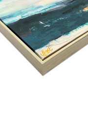 The Art Group Blue Last Evening Light Framed Canvas - Image 4 of 4