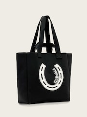 AllSaints Black Izzy Horseshoe Tote - Image 3 of 6