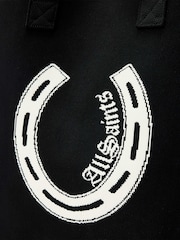 AllSaints Black Izzy Horseshoe Tote - Image 5 of 6