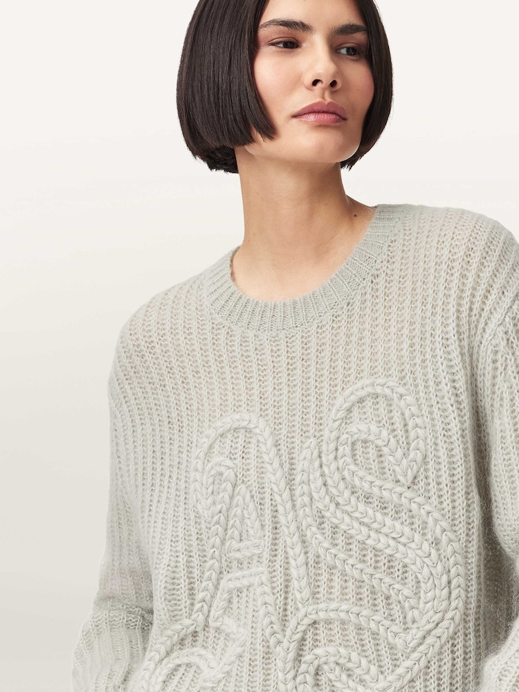 AllSaints Green Chain As Jumper - Image 1 of 8