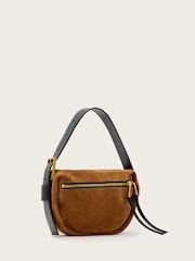 AllSaints Brown Noemie Mini S Shoulder Bag - Image 4 of 6