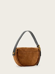 AllSaints Brown Noemie Mini S Shoulder Bag - Image 6 of 6