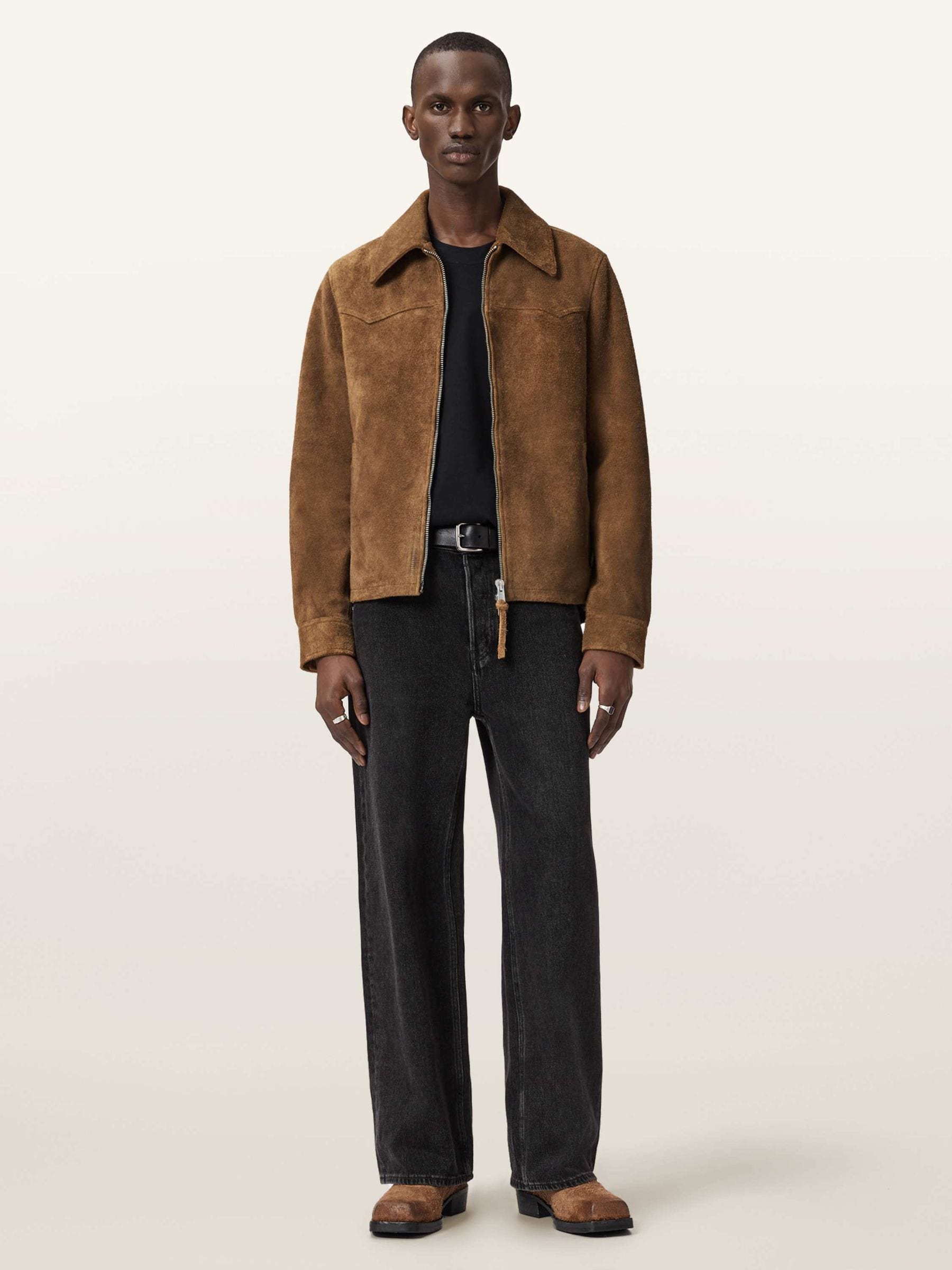 Buy AllSaints Brown Dellcot Jacket from Next Romania
