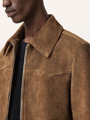 AllSaints Brown Dellcot Jacket - Image 3 of 7
