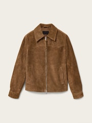 AllSaints Brown Dellcot Jacket - Image 7 of 7