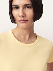 AllSaints Yellow Stevie T-Shirt - Image 3 of 6