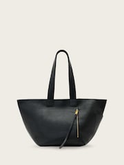 AllSaints Black Alba E/W Tote - Image 1 of 5