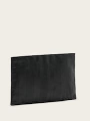 AllSaints Black Bettina Panel Clutch - Image 5 of 5