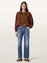 AllSaints Brown Anna T-Shirt - Image 7 of 8