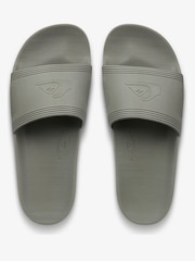 Quiksilver Grey Dockyard Tonal Logo Sliders - Image 4 of 5