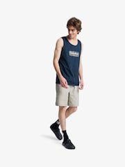 Quiksilver Blue EV Starting Grid Graphic Logo Tank Top - Image 4 of 7