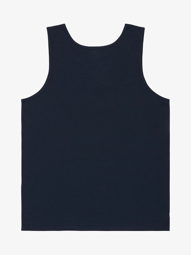 Quiksilver Blue EV Starting Grid Graphic Logo Tank Top - Image 7 of 7