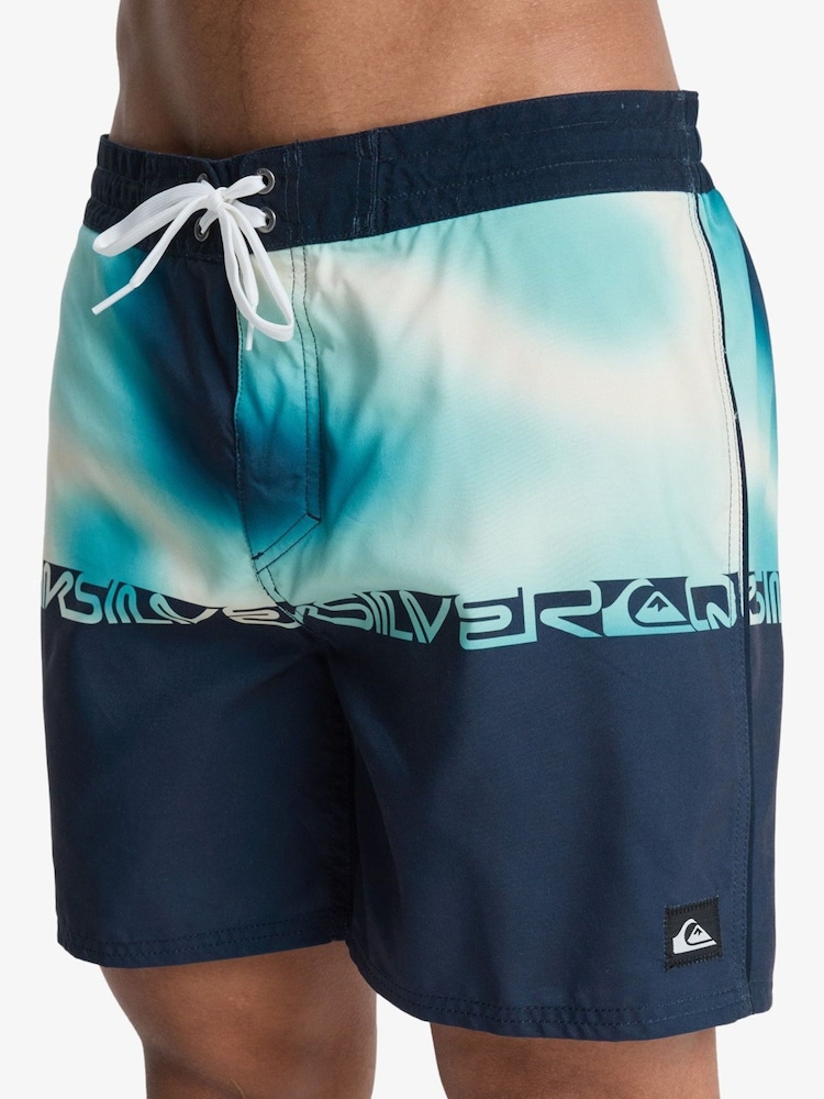 Quiksilver Blue Everyday Half Jam 16" Logo Swim Shorts - Image 1 of 8