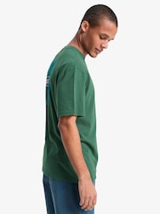 Quiksilver Green Quikglobe T-Shirt - Image 3 of 7