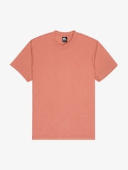 تيشرت Slub بياقة مستديرة بشعار بلون مماثل بكُم قصير من Quiksilver - Image 1 of 2