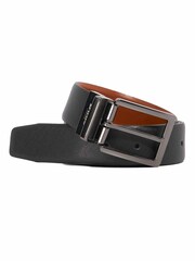 Dune London Brown Opra Reversible Leather Belt - Image 1 of 4