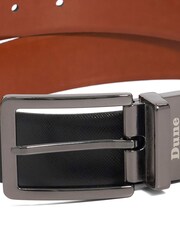 Dune London Brown Opra Reversible Leather Belt - Image 2 of 4