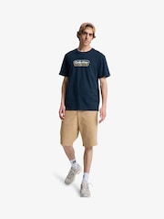 Quiksilver Blue EV Starting Grid Graphic Logo Short Sleeve T-Shirt - Image 3 of 8