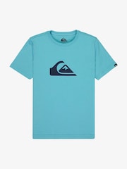 Quiksilver Blue Comp Logo Short Sleeve T-Shirt - Image 5 of 6