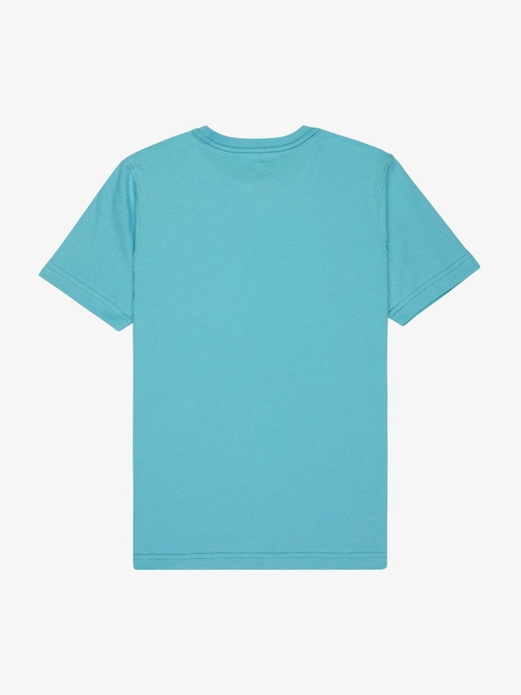 Quiksilver Blue Comp Logo Short Sleeve T-Shirt - Image 6 of 6