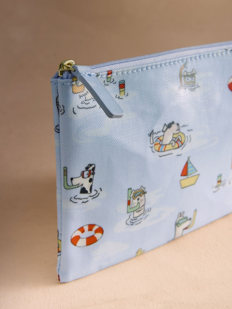 Cath Kidston Blue Stanley Dog Print Zipped Purse - Image 2 of 3